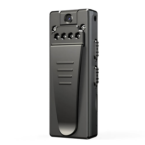 Black 1080p HD DV home camera with 90-degree rotation for driving and sports recording