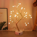LED Christmas tree light with touch switch base and USB power cable