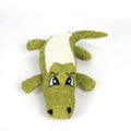 Blue corn cob plush pet toy with grid pattern for dogs and cats to chew
