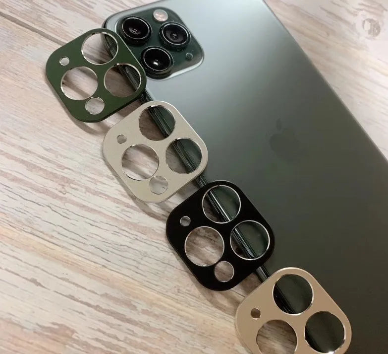 Metal lens protection ring for iPhone 11 and iPhone 11 Pro in nine colour options
