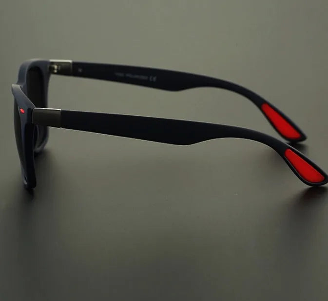 Men's polarized retro sunglasses with TAC lens, PC frame and UV400 protection in Blue, Orange and C01-C06 styles