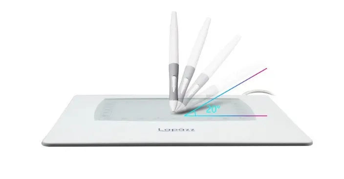 WP5540 computer painting board drawing tablet with 22.6x22.1cm surface in black
