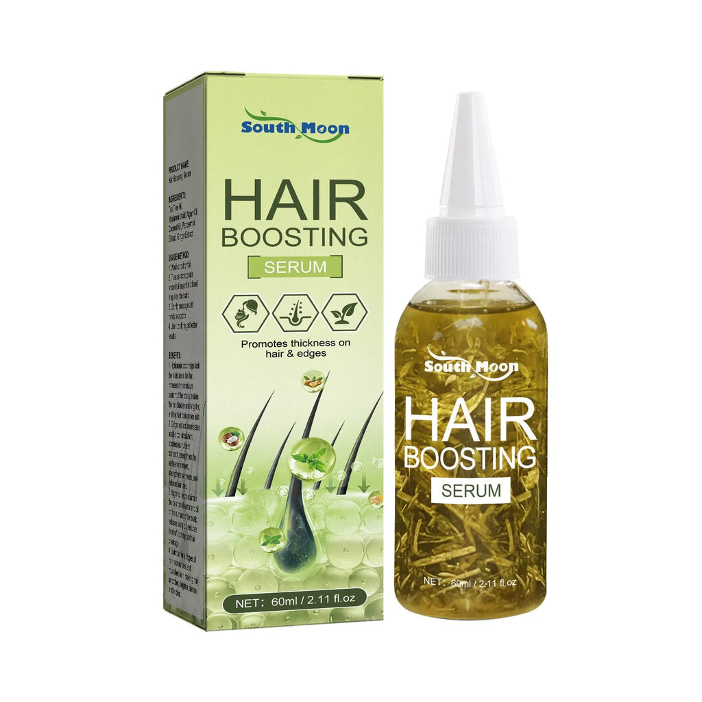 60ml dropper bottle of anti-fall repair hair essential oil for dry, brittle hair treatment