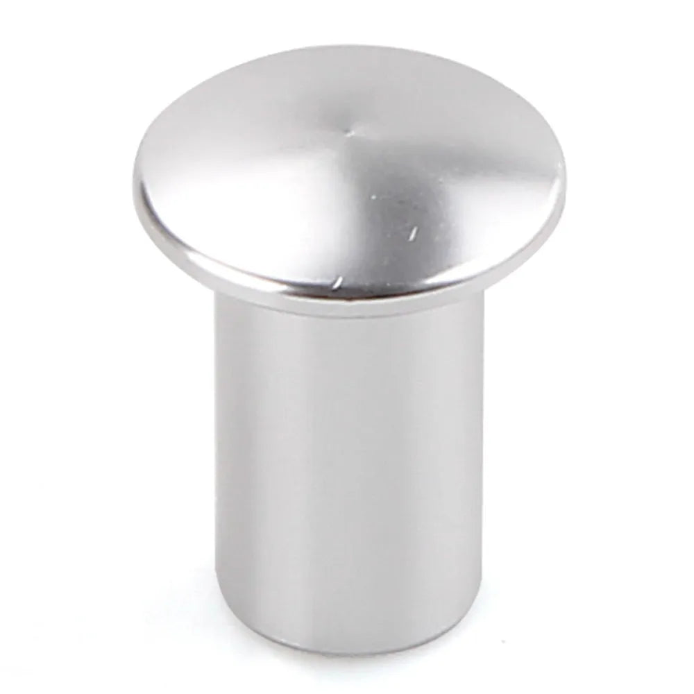 Aluminium alloy handbrake cap in gold, silver, black, blue, and red colour options