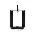 Black U-shaped plastic mobile phone clip bracket for poles and bars