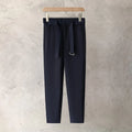 Boys slim straight wool trousers in a tapered cut with a straight leg opening.