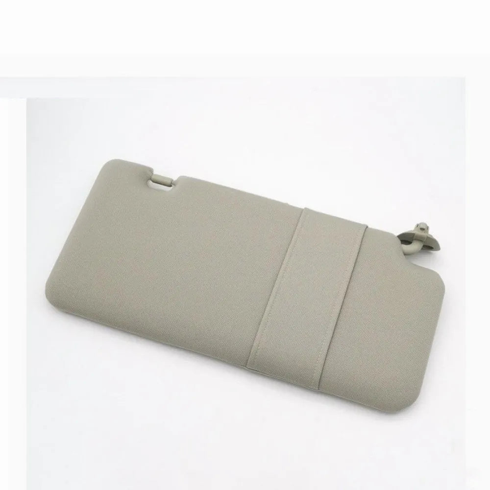 Beige sun visor set with cosmetic mirror for Nissan Lida 2005-2012 vehicles