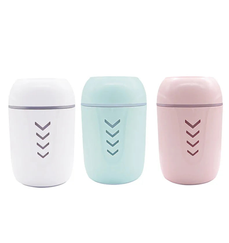 X3 portable car humidifier aromatherapy diffuser columnar shape blue colour 200ml tank