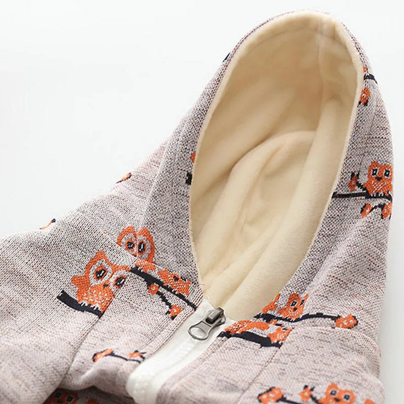 Blue casual dog sweater with zipper coat design on a mannequin
