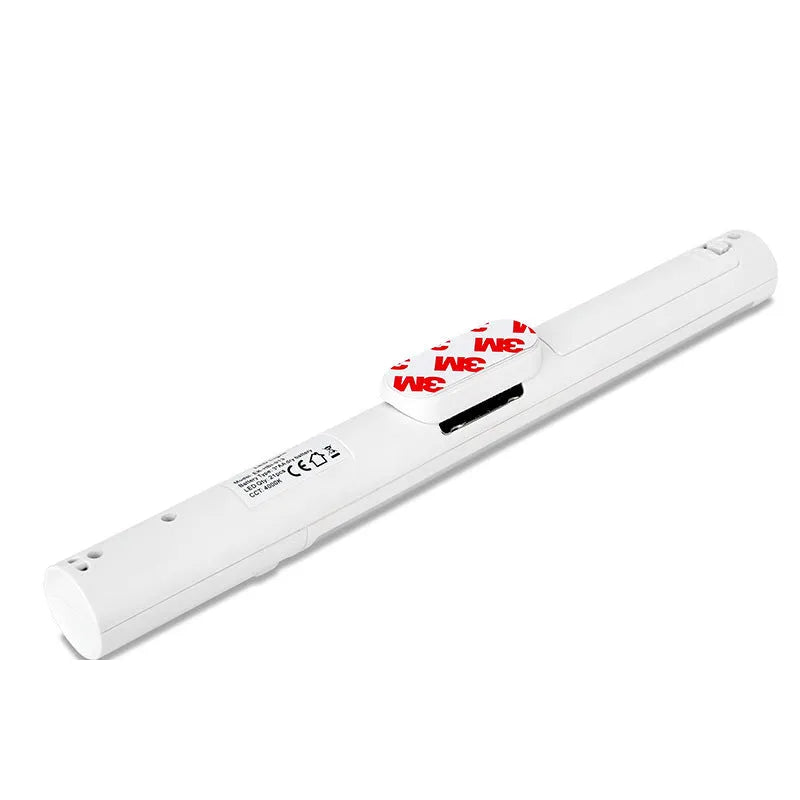 White infrared sensor LED cabinet wall light with magnet mounting and human body induction