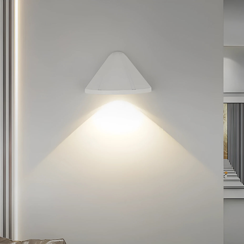 12W black or white waterproof LED door spotlight for indoor and outdoor wall lighting, 3000K/4000K/6000K