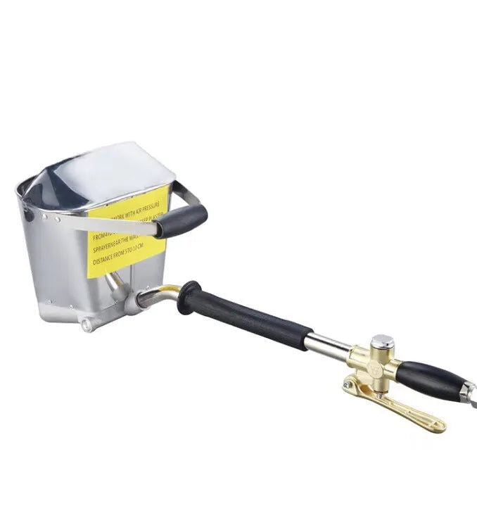KDL-8876 automatic pneumatic spray gun with aluminium and stainless steel body for wall and roof coatings.