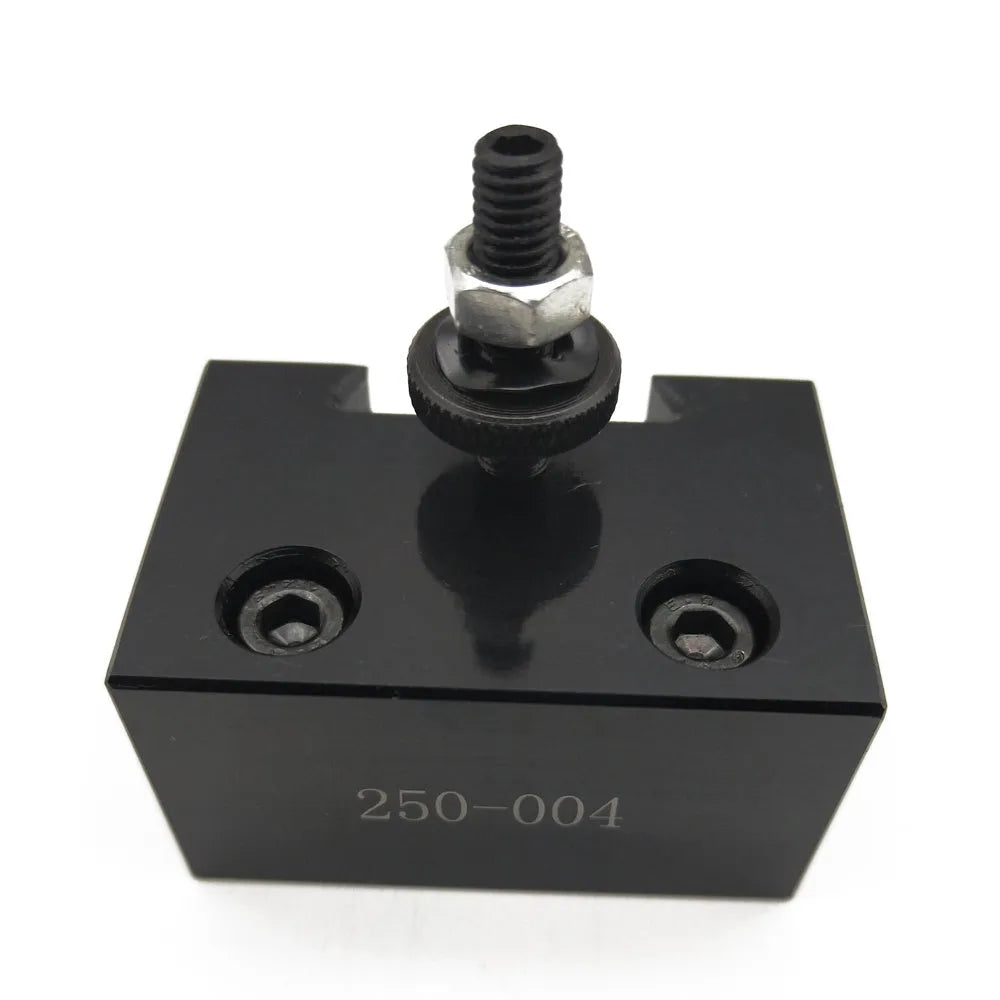 Machifit 250 wedge steel quick change tool post for woodworking lathes with tool holders