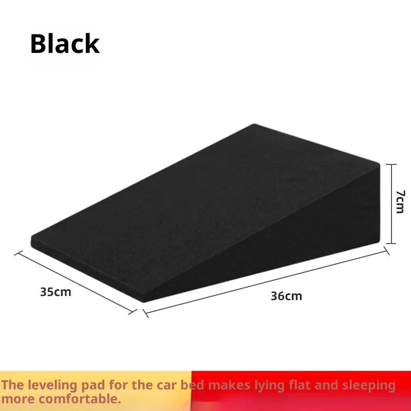 Black pearl cotton flat pad car seat back mattress in single, double, or three-piece pack options