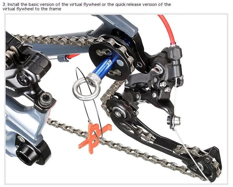 Aluminium bicycle chain holder tool for workshop maintenance and cleaning