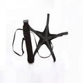 Black football juggling belt with 2 metre rope for solo training drills