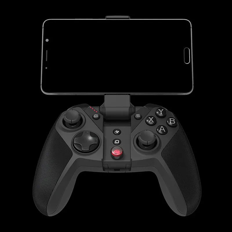 Black Gaishi chicken handle game controller with Type-C interface and vibration capability