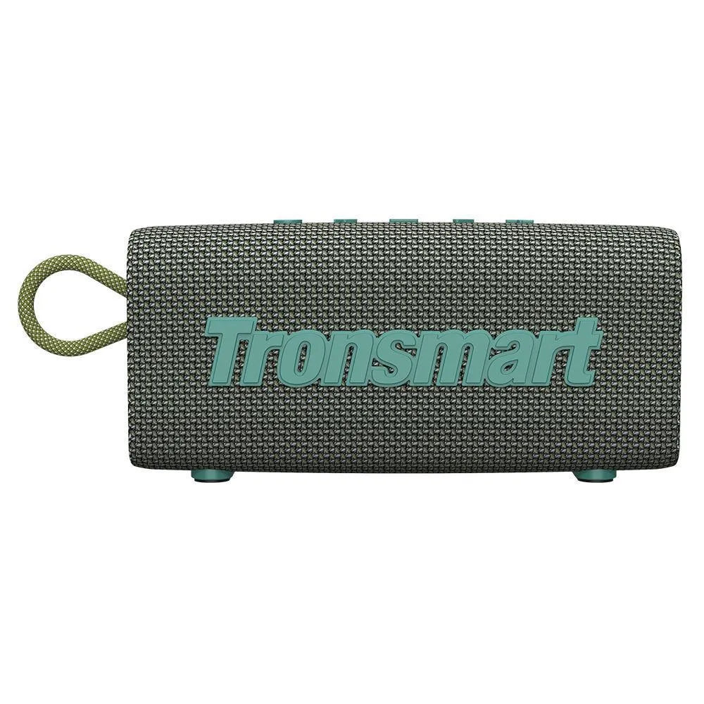 Portable waterproof Bluetooth speaker in multiple colours with outdoor background