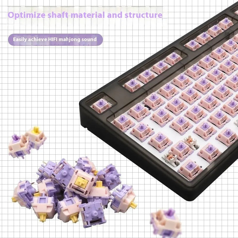 MMD Princess Shaft linear mechanical keyboard switch body with extended spring for custom keyboard builds