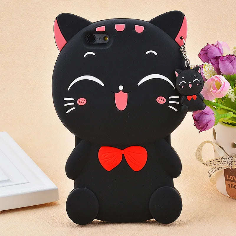 Soft silicone phone case showing edge-proof design for Samsung and iPhone models.