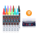 6mm electronic highlighter pen for fluorescent boards with oblique tip and plastic shell