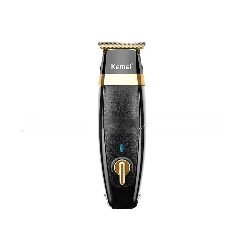 KM1834 rechargeable electric hair clipper with USB cable, lubricant, brush and five limit combs