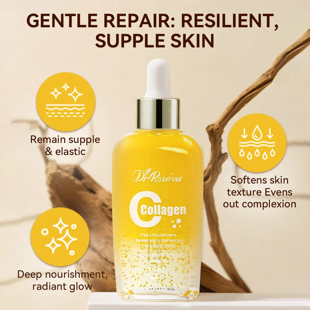 DR.ROSEVA Face Collagen Multi-Lift Ultra Toner 228g bottle with niacinamide and collagen for anti-aging and whitening.