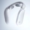 Jeeback G2 white cervical massager, 140mm x 85mm x 148mm, TENS pulse neck and back device with remote control.