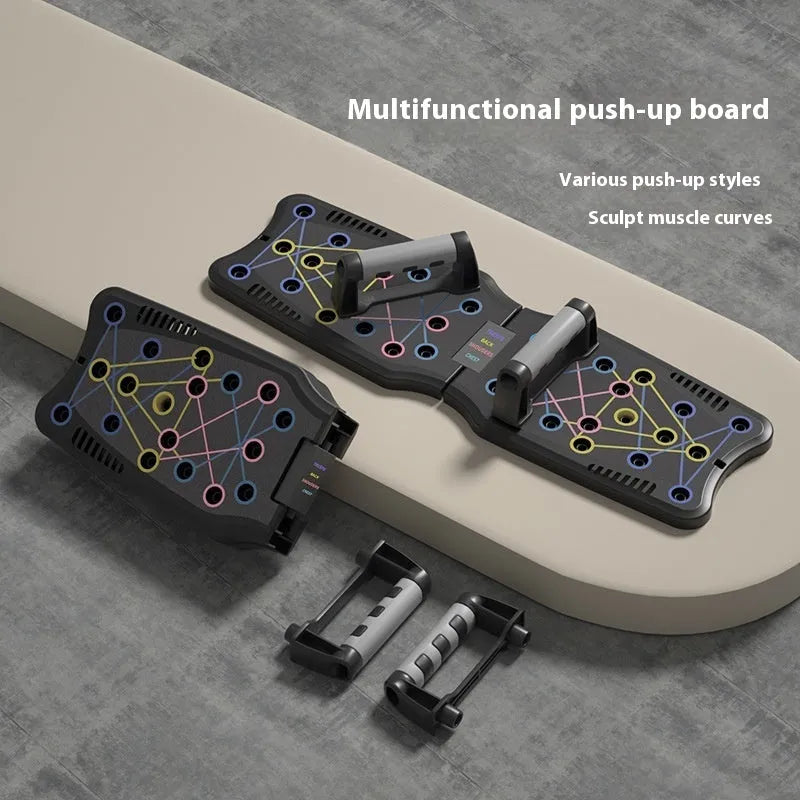 ABS plastic push up support plate fitness equipment for upper body muscle training.