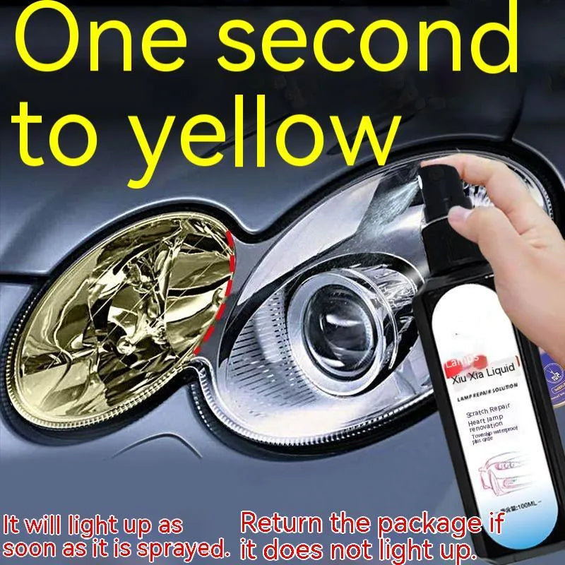 100 ml bottle of car headlight restoration and polishing fluid for lens repair