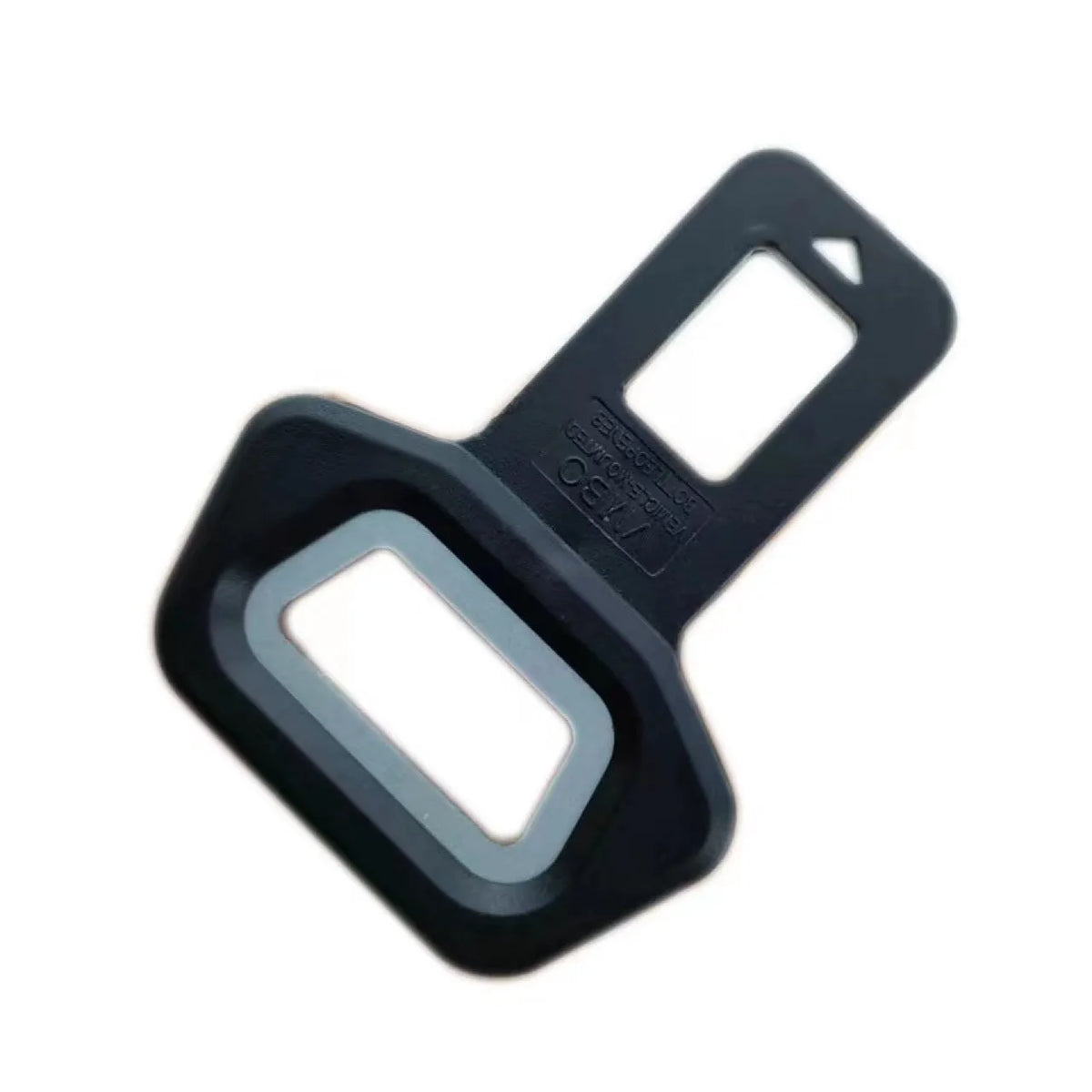Aluminium alloy lock tongue key chain bottle opener with frosted carbon fibre finish