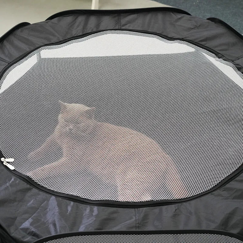 Foldable 30cm cat tunnel and tent in 190T polyester with two-way zipper