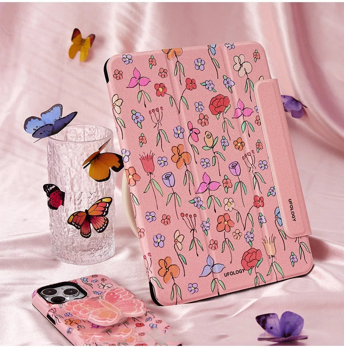 Magnetic suction flat shell protective sleeve for iPad Air 5 and iPad Air 4 tablets