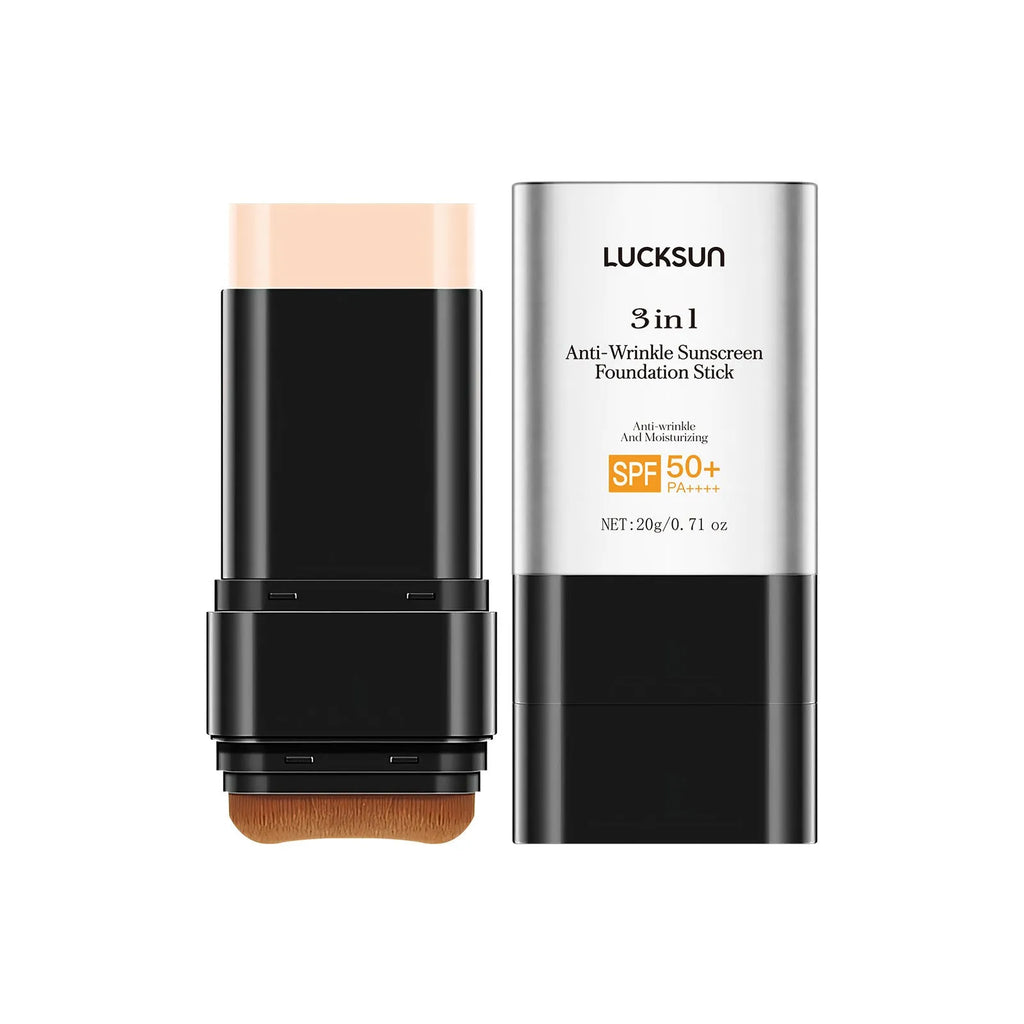 Three-in-one liquid foundation cream 20g with waterproof concealer and UV protection in natural colour