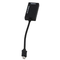 Black HD to HDMI adapter cable with 1.5 metre length for connecting handheld devices to televisions and monitors