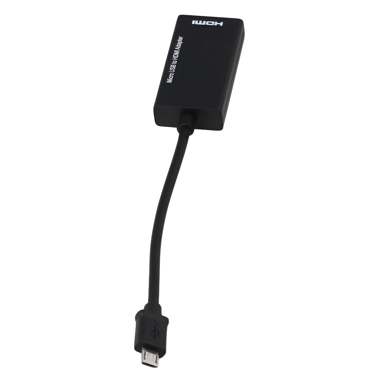 Black HD to HDMI adapter cable with 1.5 metre length for connecting handheld devices to televisions and monitors