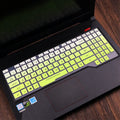 ASUS Flight laptop keyboard protective film cover in multiple colour options on a keyboard