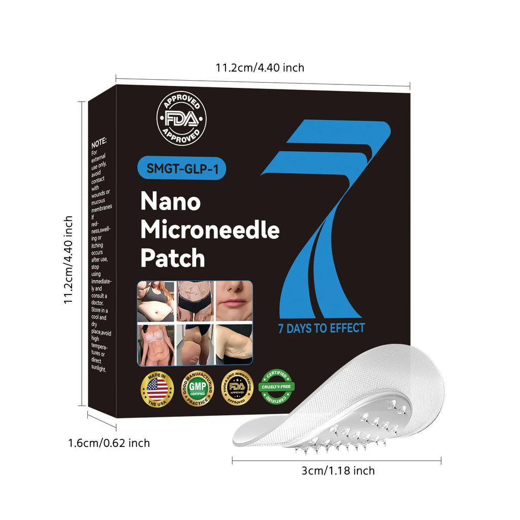 Body management paste GLP-1 compact micro needle patch pack of 4 tablets for home use