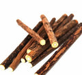 2 pcs matatabi catnip chew sticks, natural plant shoots for cat molar teeth cleaning