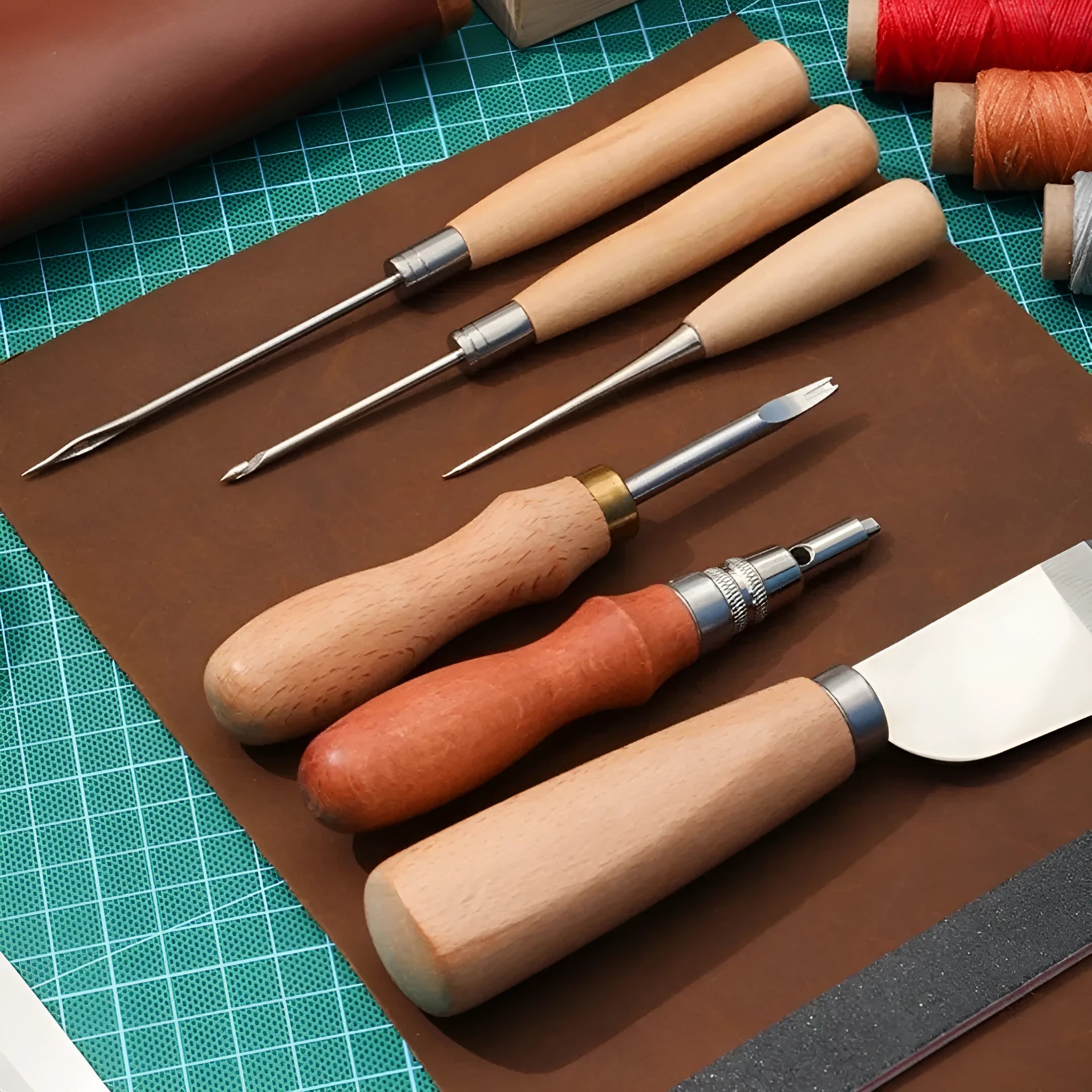 Leather Tools Suit colour DIY sewing tool set for leather cutting and trimming