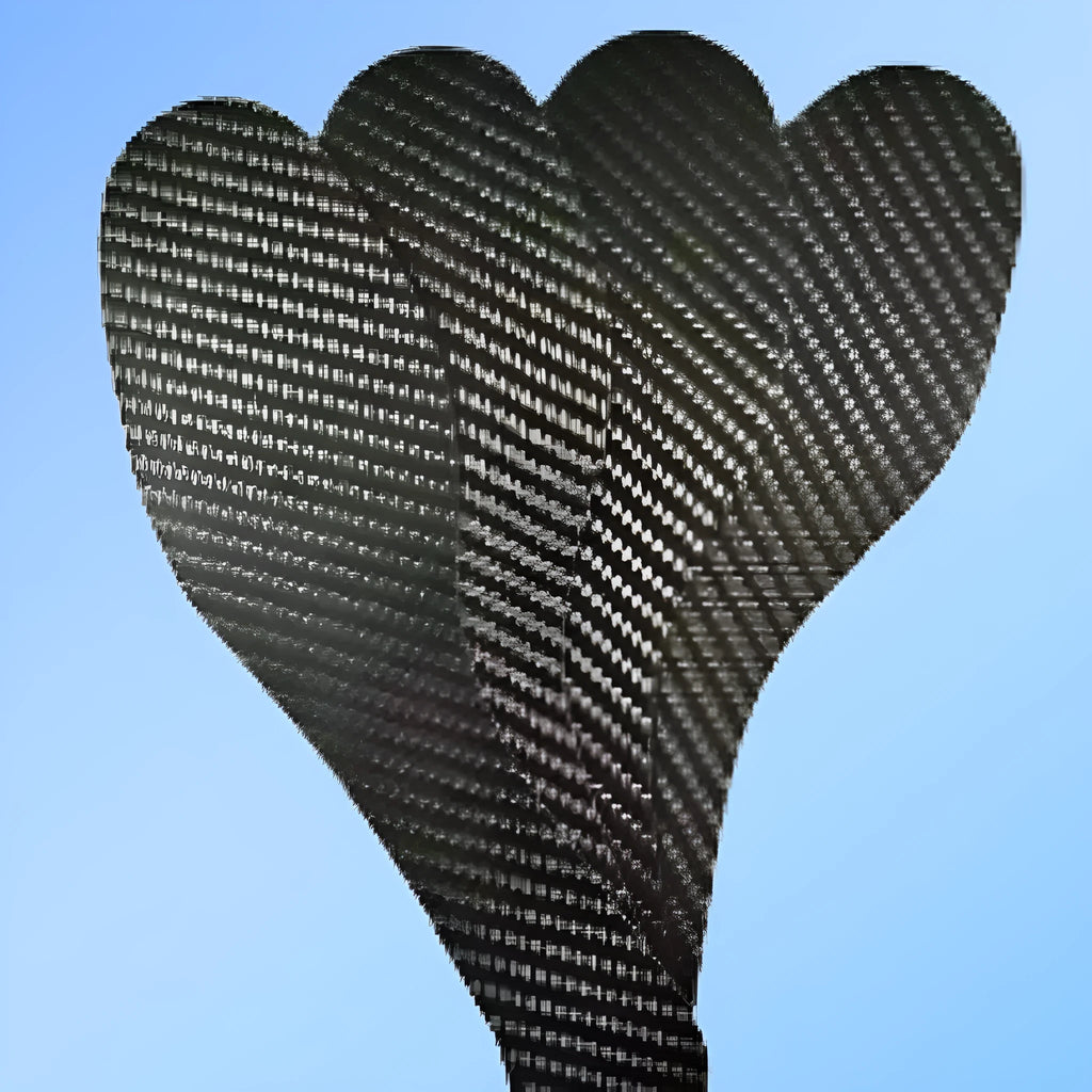 Black 3K carbon fibre full palm running insoles for shock absorption and high elasticity.