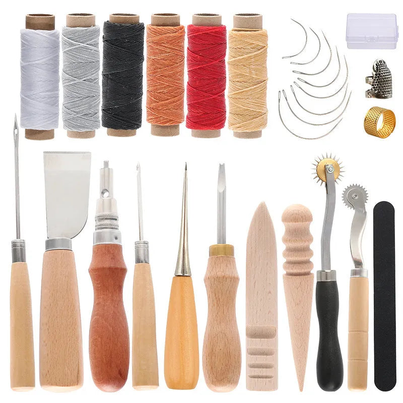 Leather Tools Suit colour DIY sewing tool set for leather cutting and trimming