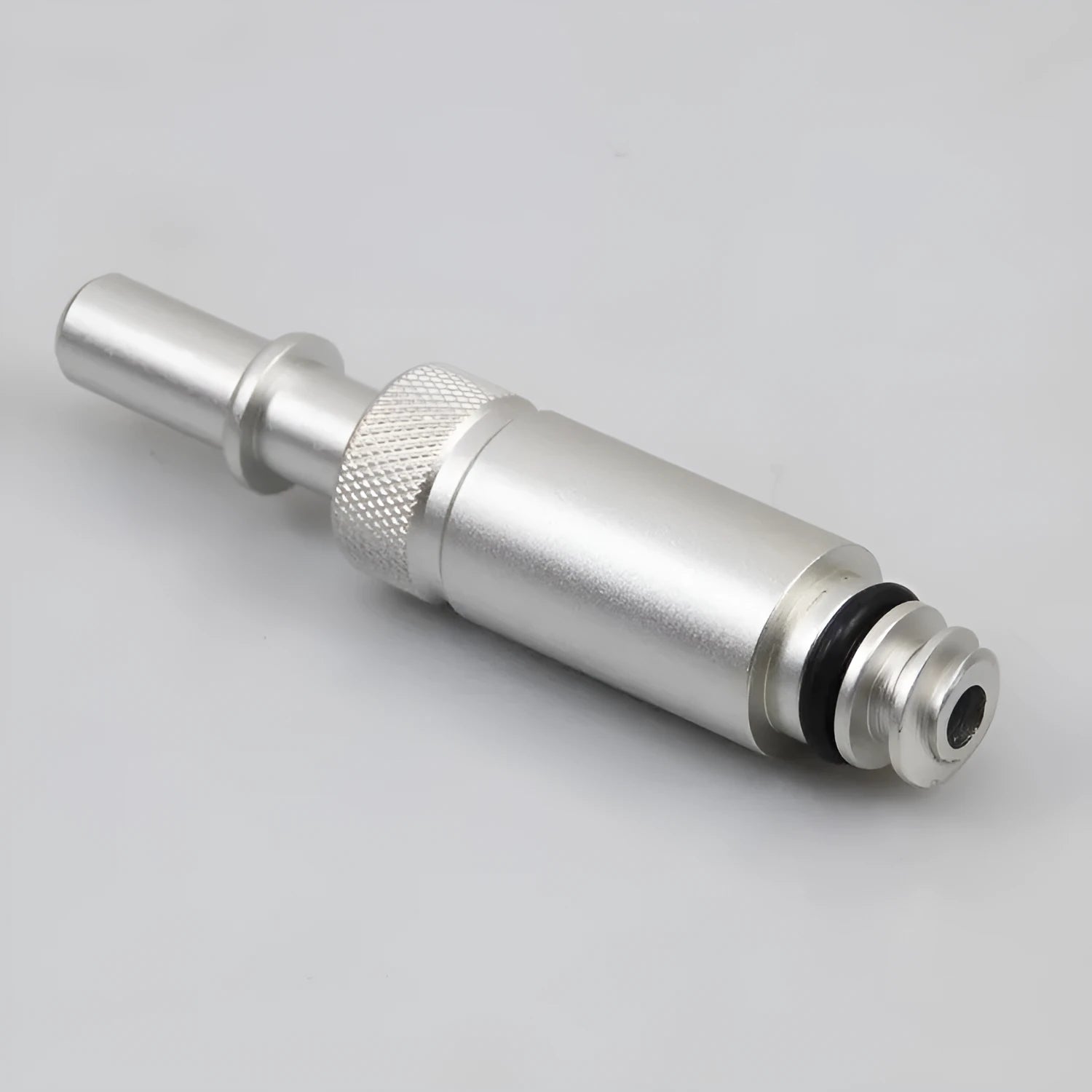 Silver metal VAS6262-9 transmission refueling joint for VW Audi vehicles.