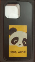 Four-colour e-ink projection phone case for iPhone in white, pink, black, and gray TPU