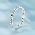 Silver oxidised black alloy 'I Love You' fashion ring for women on a plain background.