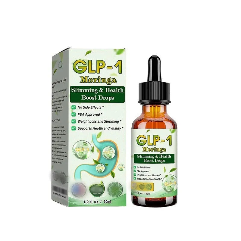 A single 30ml bottle of body and energy liquid supplement on a plain background.