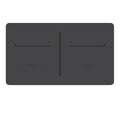 Anti-slip yoga auxiliary mat for shoulderstand and headstand, 300x600mm, 5mm thick, natural rubber and PU, in black.