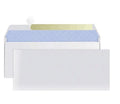 Blue confidential security envelope with self-adhesive flap measuring 105mm by 240mm