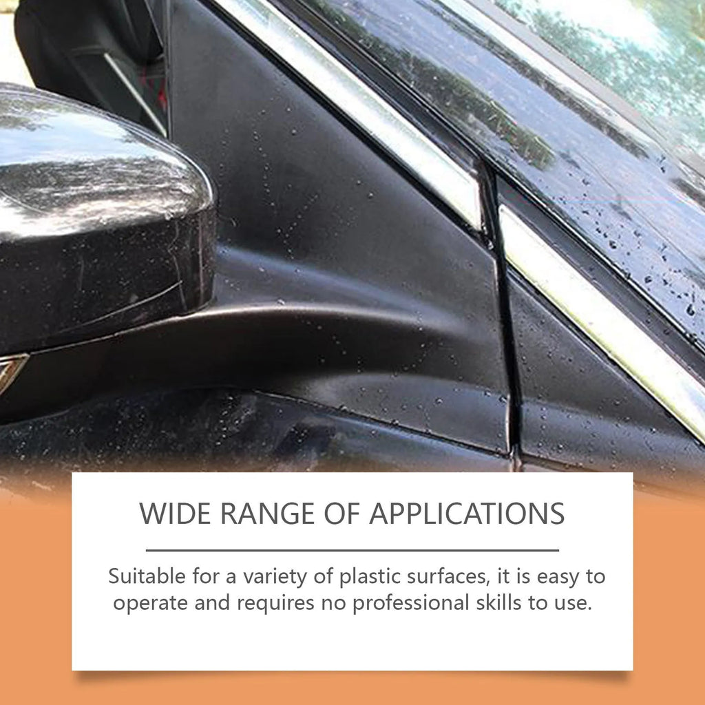 Car black plastic polishing paste tube 3.5x13.5cm with sponge applicator 6.5x2x6.5cm