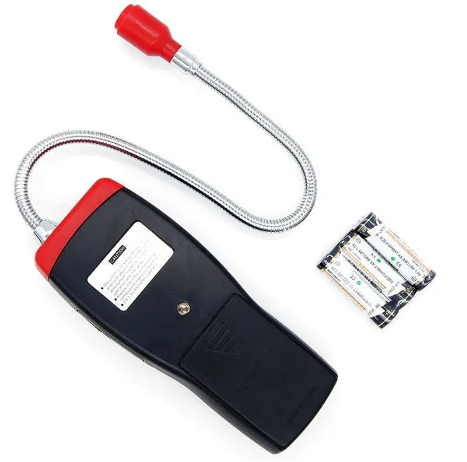 AS8800L portable flammable gas detector with LED indicator lights and compact design